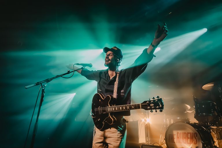 The Rubens performing live at The Gov in Adelaide
